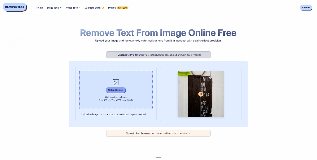 Keluarkan teks dari gambar